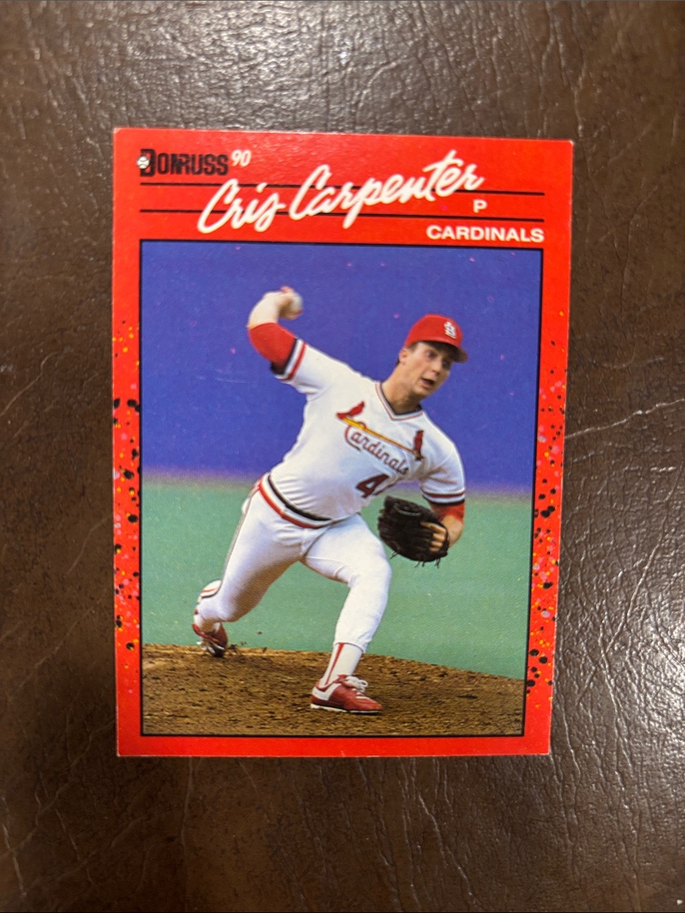 1990 Donruss Baseball St. Louis Cardinals #634 Cris Carpenter